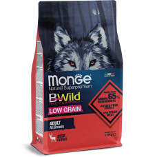 Сухий корм для собак Monge Dog Bwild Low Grain Оленина 15 кг