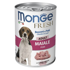 Консерва для собак Monge Dog FRESH Свинина 400 г