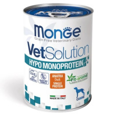 Консерва для собак Monge VetSolution Wet Hypo canine качка 400г