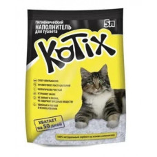 Kotix (Котикс) Силікагелевий наповненнятель для котячого туалету 5 літрів