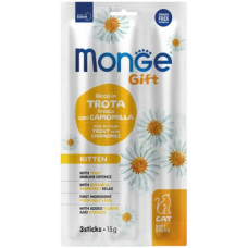 Ласощі для кошенят Monge Gift Cat Kitten форель з ромашкою
