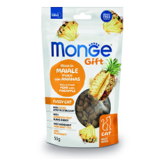 Ласощі для котів Monge Gift Cat Fussy cat свинина з ананасами