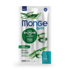 Ласощі для собак Monge Gift Dog Skin support лосось з алое