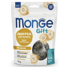 Ласощі для собак Monge Gift Dog Training качка з бананом