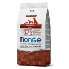Сухий корм для собак Monge Dog All breeds Adult Ягня 2.5 кг
