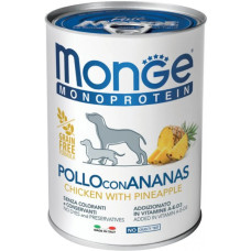 Консерви для собак Monge Dog FRUIT MONOPROTEIN Курка с ананасом 400 г