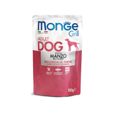 Вологий корм для собак Monge Dog GRILL яловичина 100 г