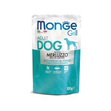 Вологий корм для собак Monge Dog GRILL тріска 100 г