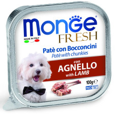 Паштет для собак Monge Dog FRESH Ягня 100 г