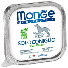 Паштет для собак Monge Dog Solo 100% Кролик 150 г