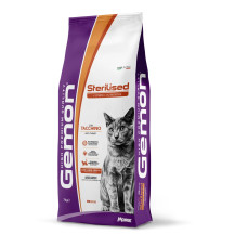 Купити сухий корм для котів GEMON Cat Sterilised з індичкою 7 кг