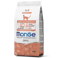 Сухий корм для котів Monge Cat Adult з лососем 1.5 кг