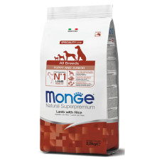 Сухий корм для собак Monge Dog All breeds Puppy & Junior Ягня 800 г
