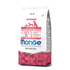 Сухий корм для собак Monge Dog All breeds Puppy & Junior Monoprotein Яловичина 2.5 кг