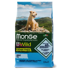 Сухий корм для собак Monge Dog Bwild Grain Free Mini Анчоус 2.5 кг