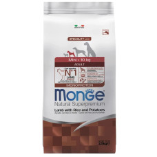 Сухий корм для собак Monge Dog Mini Adult Ягня 2.5 кг