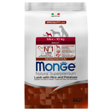 Сухий корм для собак Monge Dog Mini Adult Ягня 800 г