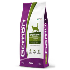 Сухий корм для котів Gemon Cat Sterilised (Light sterility) Індичка 10 кг