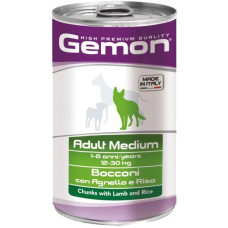 Консерва для собак Gemon Dog Wet Medium Adult Ягня 1.25 кг