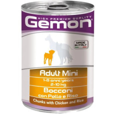 Консерва для собак Gemon Dog Wet Mini Adult Курка, рис 415 г