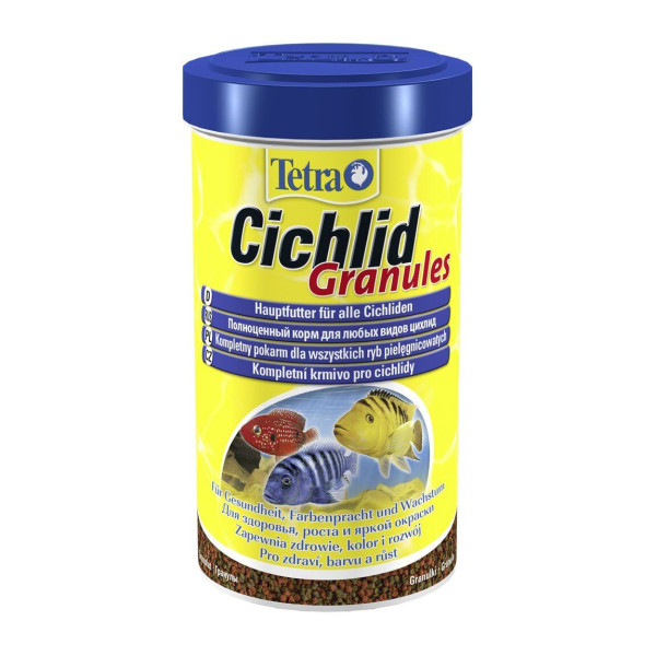 Сухий корм для акваріумних риб Tetra в гранулах «Cichlid Granules» 500 мл (для всіх цихлід)