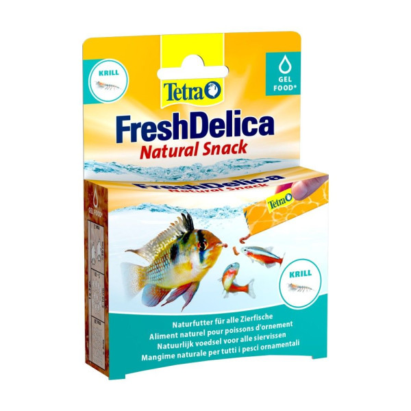 Ласощі для риб Tetra Fresh Delica желе криль 48 г