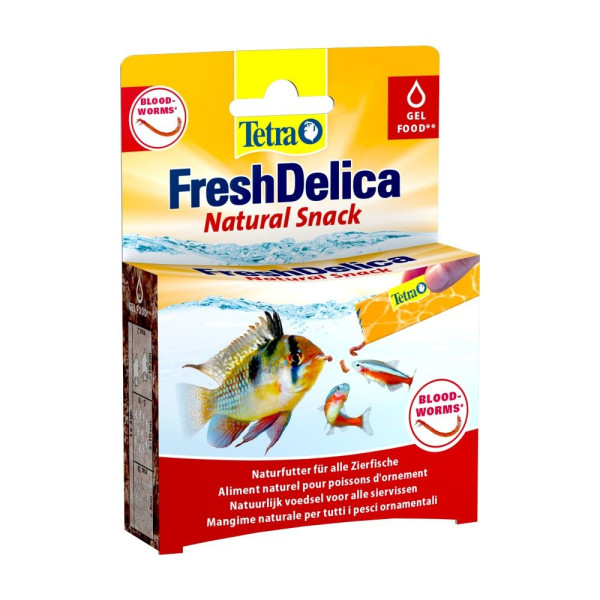 Ласощі для риб Tetra Fresh Delica желе мотиль 48 г