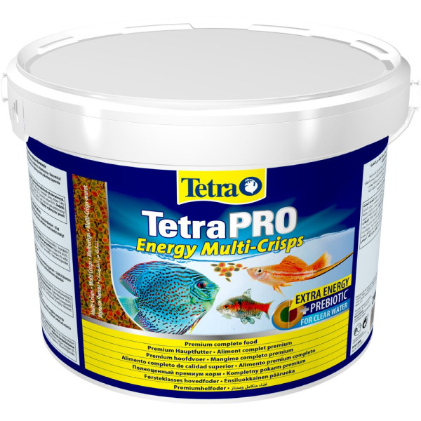Сухий корм для акваріумних риб Tetra в чипсах «TetraPro Energy» 10 л (для всіх акваріумних риб)