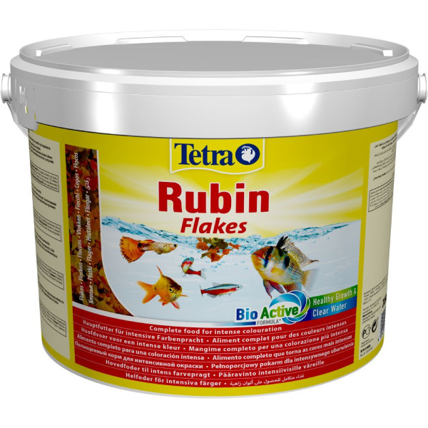 Сухий корм для акваріумних риб Tetra в пластівцях «TetraRubin» 10 л (для всіх акваріумних риб)