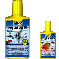 Засіб Tetra Aquasafe для підготовки води 250 мл + Tetra Easy balance 100 мл на 400 л