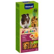 Ласощі для морських свинок Vitakraft «Kracker Original + Frucht & Flakes» 112 г / 2 шт. (фрукти та пластівці)