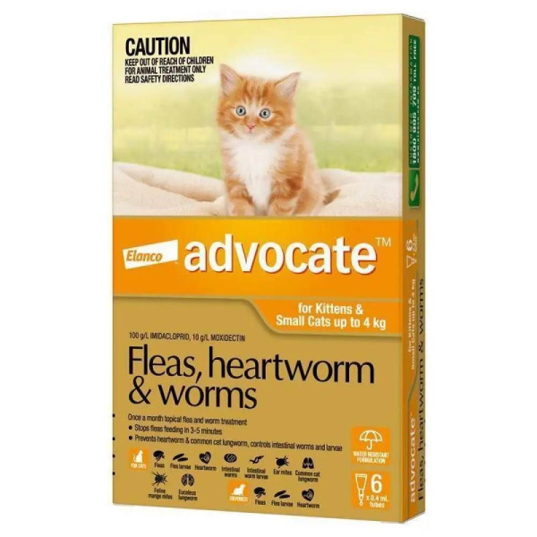 Краплі на холку для кролів Elanco Bayer Advocate до 4 кг, 1 шт - rds