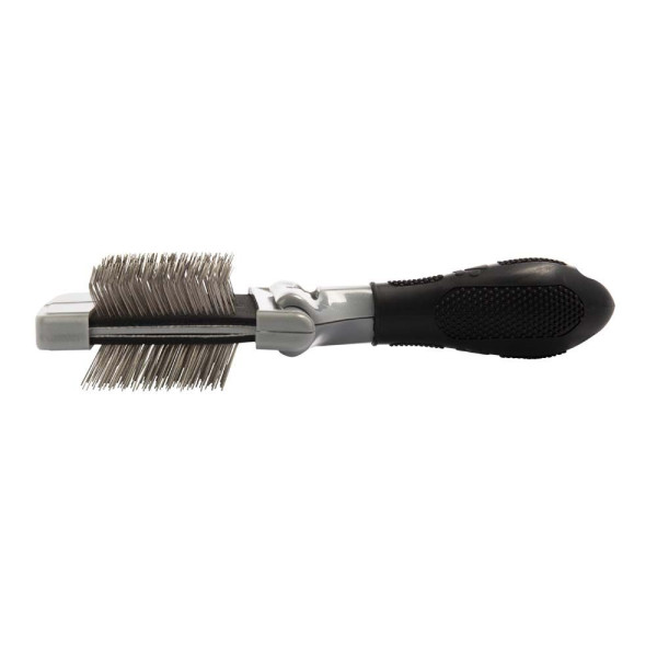 Щітка-пуходерка собак та котів FURminator жорстка 20,5 х 9,5 х 1,5 см L - cts