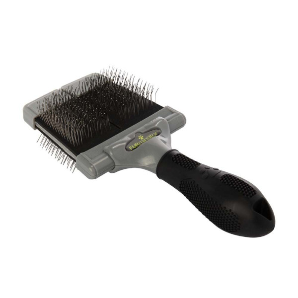 Щітка-пуходерка собак та котів FURminator жорстка 20,5 х 9,5 х 1,5 см L - cts