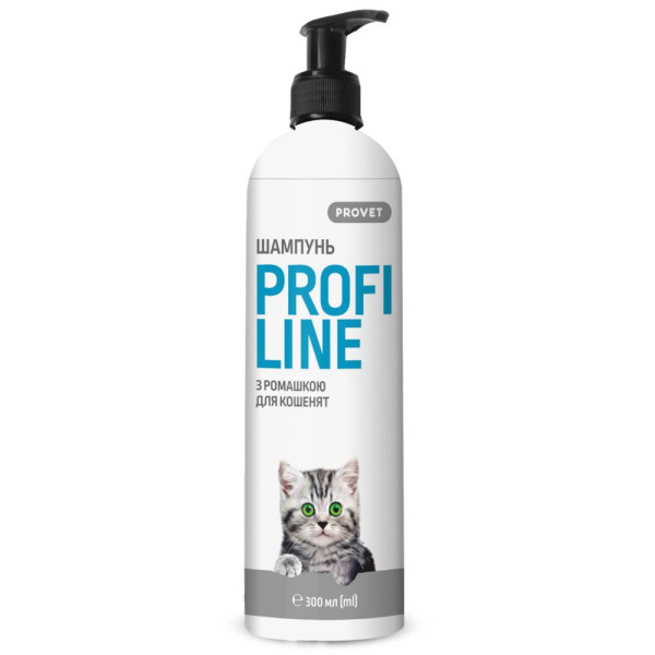 Шампунь для кошенят PROVET Profiline 300 мл - ромашка
