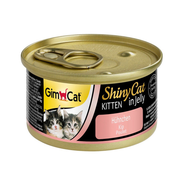 Вологий корм для кошенят GimCat Shiny Cat 70 г - курка