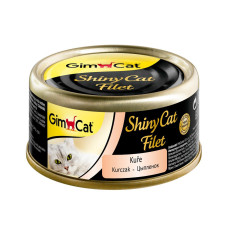 Вологий корм для котів GimCat Shiny Cat Filet 70 г - курка
