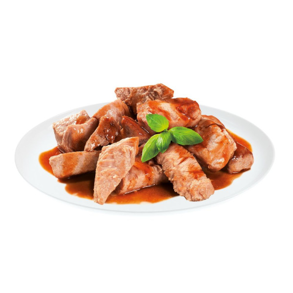 Вологий корм для котів Brit Premium Delicate Fillets in Gravy Tuna pouch 85 г - тунець