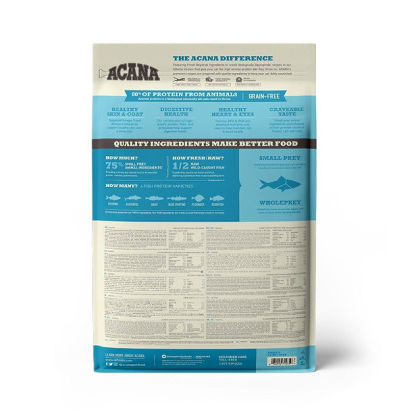 Сухий корм для котів Acana Pacifica 4.5 кг - риба