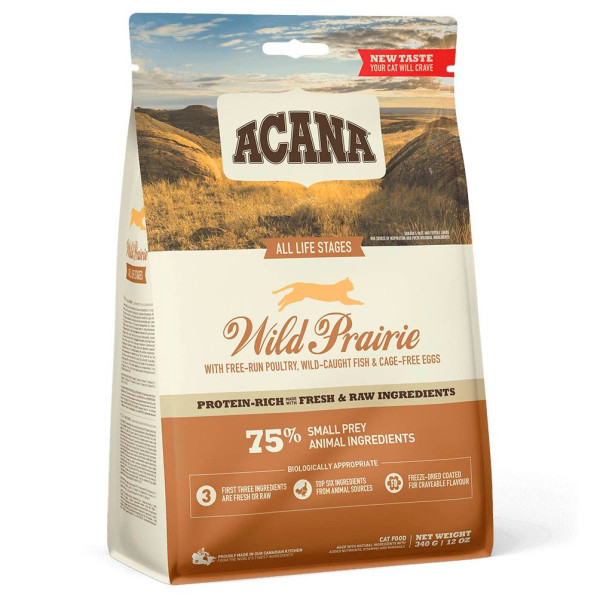 Сухий корм для дорослих котів Acana Wild Prairie 340 г - асорті