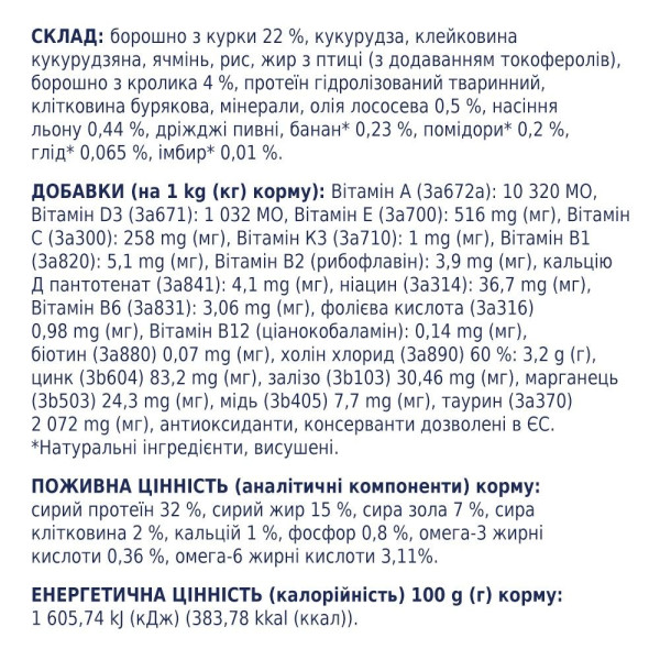 Сухий корм для дорослих котів Club 4 Paws Premium 14 кг - кролик