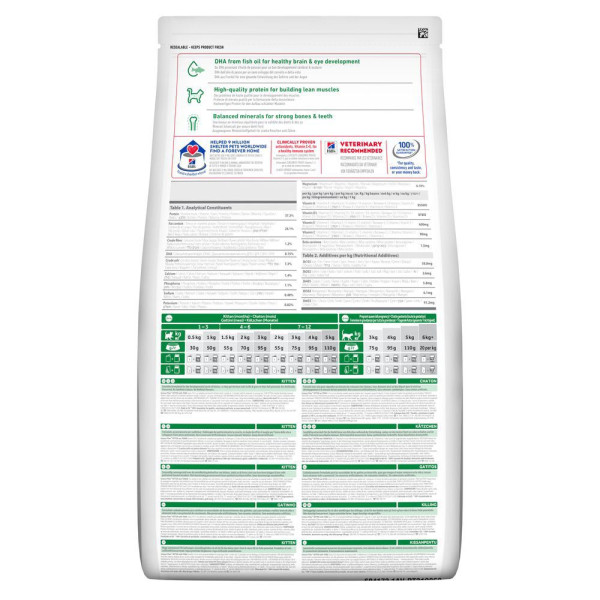 HILL'S SCIENCE PLAN Kitten сухой корм для котят с тунцом - 1.5 кг