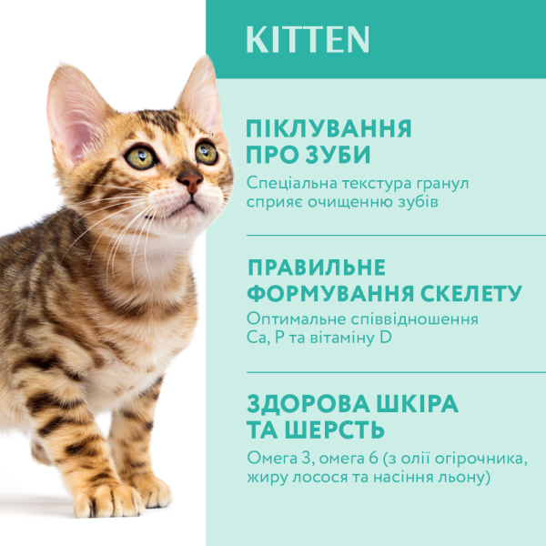 Сухий корм для кошенят Optimeal 4 кг - курка