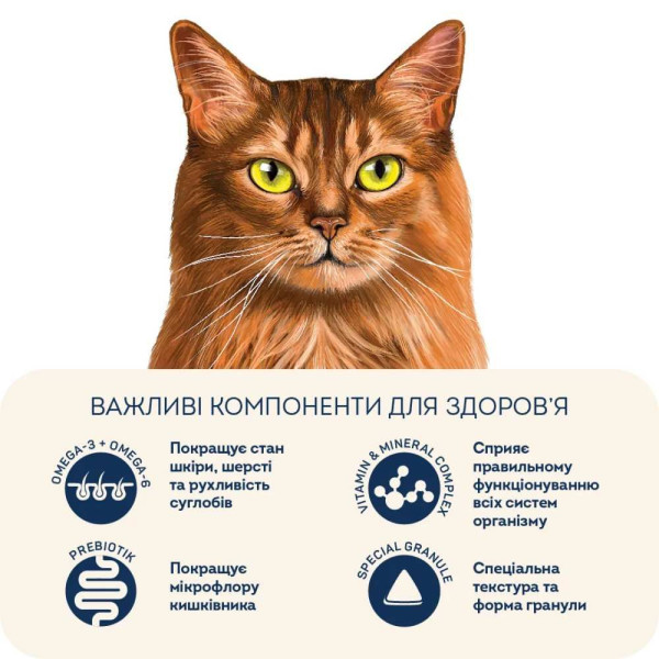 Сухий корм для котів Home Food Adult Healthy Skin and Shiny Coat 1,6 кг - індичка та лосось