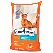 Сухий корм для котів із чутливим травленням Club 4 Paws Premium 14 кг - курка