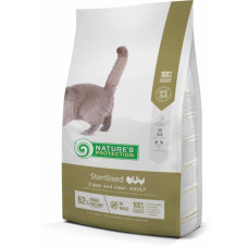 Сухий корм для котів Nature's Protection Sterilised 7 кг - домашня птиця