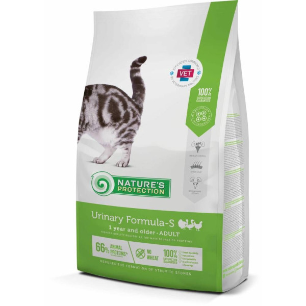 Сухий корм для котів Nature's Protection Urinary Formula-S 2 кг - домашня птиця