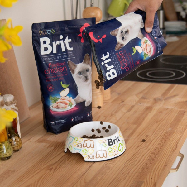 Сухий корм для котів Brit Premium by Nature Cat Sterilised 1,5 кг - курка