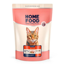 Сухий корм Home Food для котів 1,6 кг - курка та креветки