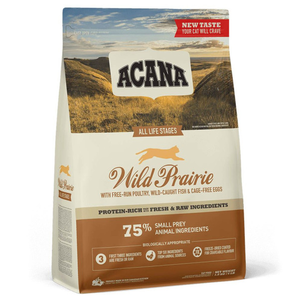 Сухий корм для дорослих котів Acana Wild Prairie 1,8 кг - асорті